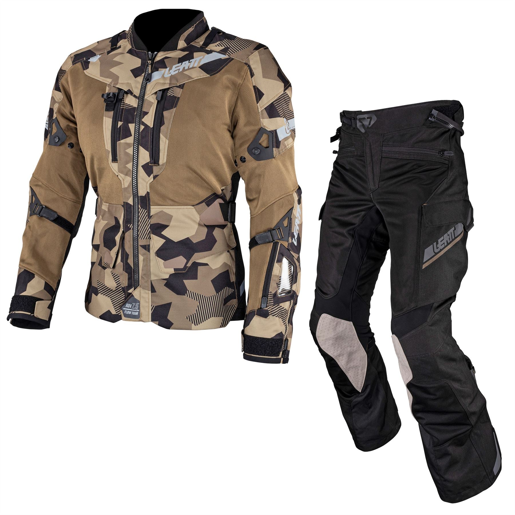 Leatt 2025 Adventure Flowtour 7.5 Desert Jacket & Pants Combo Kit